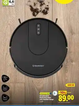 Lidl SILVERCREST Aspirateur robot lave fonction lavage offre