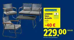 Lidl LIVARNO Salon de jardin offre