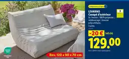 Lidl LIVARNO Canapé d'extérieur offre