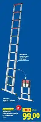 Lidl PARKSIDE Échelle télescopique en aluminium offre