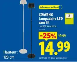 Lidl LIVARNO Lampadaire LED sans fil offre
