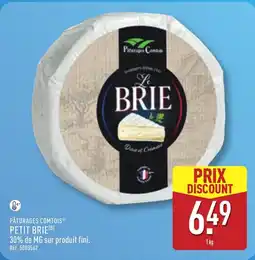 ALDI PÂTURAGES COMTOIS Petit brie offre