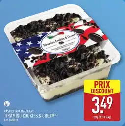 ALDI PASTICCERIA ITALIANA Tiramisu cookies & cream offre
