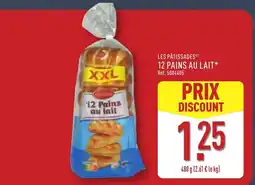 ALDI LES PÂTISSADES 12 pains au lait offre