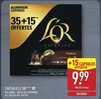CAPSULES L'OR