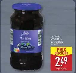 ALDI ALL SEASONS Myrtilles offre