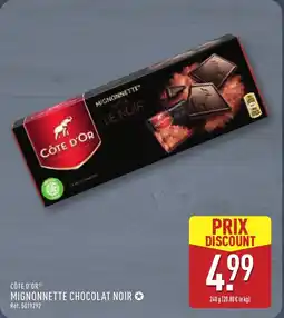 ALDI CÔTE D'OR Mignonnette chocolat noir offre