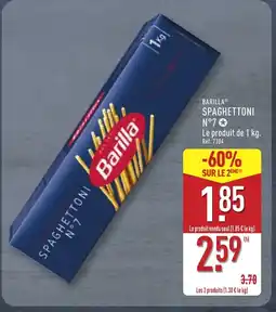 ALDI BARILLA Spaghettoni n°7 offre