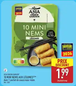 ALDI ASIA GREEN GARDEN 10 mini nems aux légumes offre