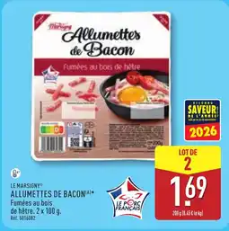 ALDI LE MARSIGNY Allumettes de bacon offre