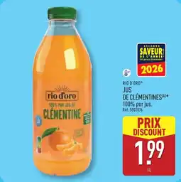 ALDI RIO D'ORO Jus de clémentines offre