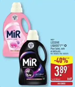 ALDI MİR Lessive liquide offre