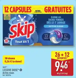 ALDI SKIP Lessive dose offre