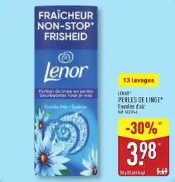 ALDI LENOR Perles de linge offre