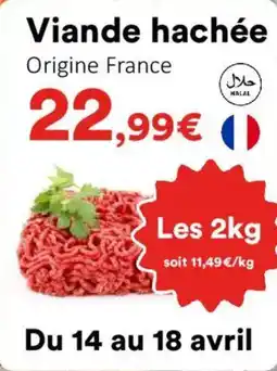Hmarket Viande hachée offre