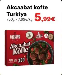 Hmarket Akcaabat kofte turkiya offre