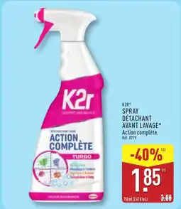 ALDI K2R Spray détachant avant lavage offre