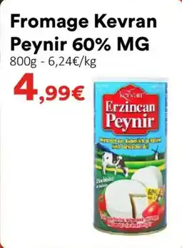 Hmarket Fromage kevran peynir 60% mg offre