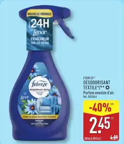 ALDI FEBREZE Désodorisant textile offre