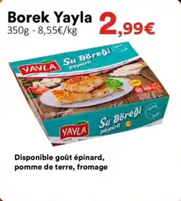 Hmarket Borek yayla offre
