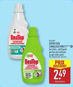 ALDI DESTOP Entretien canalisations offre