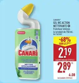 ALDI CANARD Gel wc action nettoyante offre