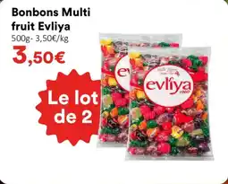 Hmarket Bonbons multi fruit evliya offre