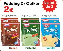 Hmarket Pudding dr oetker offre