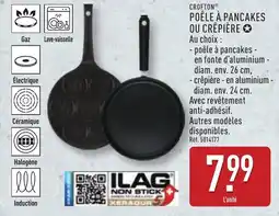 ALDI CROFTON Poêle à pancakes ou crêpière offre
