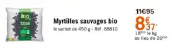 Picard Myrtilles sauvages bio offre