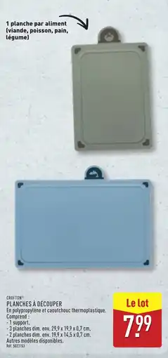 ALDI CROFTON Planches à découper offre