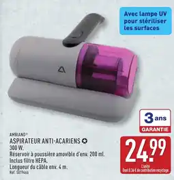 ALDI AMBIANO Aspirateur anti-acariens offre