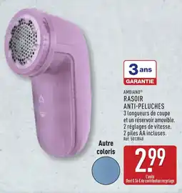 ALDI AMBIANO Rasoir anti-peluches offre