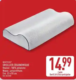 ALDI Oreiller ergonomique offre