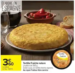 Carrefour Market Tortilla fraiche nature offre