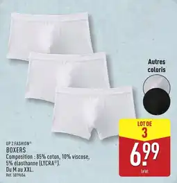 ALDI UP 2 FASHION Boxers offre