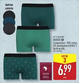 ALDI UP 2 FASHION Boxer offre