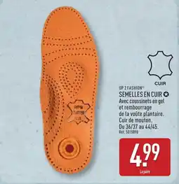 ALDI UP 2 FASHION Semelles en cuir offre