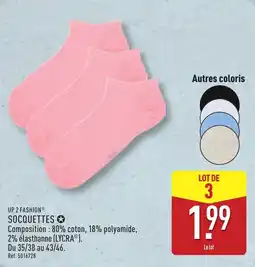 ALDI UP 2 FASHION Socquettes offre