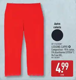 ALDI UP 2 FASHION Legging capri offre
