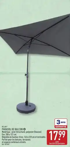 ALDI BELAVI Parasol de balcon offre