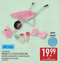 ALDI GARDENLINE Brouette et accessoires offre