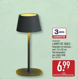 ALDI CASALUX Lampe de table offre