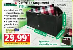 Norma Power pro garden coffre de rangement offre