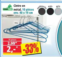 Norma Toptex cintre en métal offre