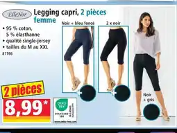 Norma Ellenor legging capri offre