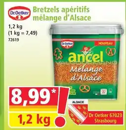 Norma Dr. oetker bretzels apéritifs mélange d'alsace offre