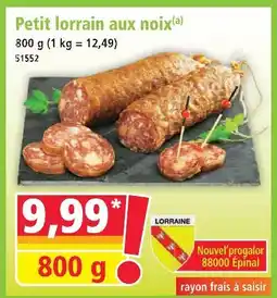 Norma Petit lorrain aux noix offre
