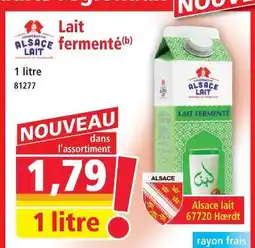 Norma Alsace lait lait fermenté offre