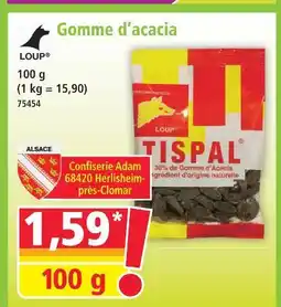 Norma Loup gomme d'acacia offre